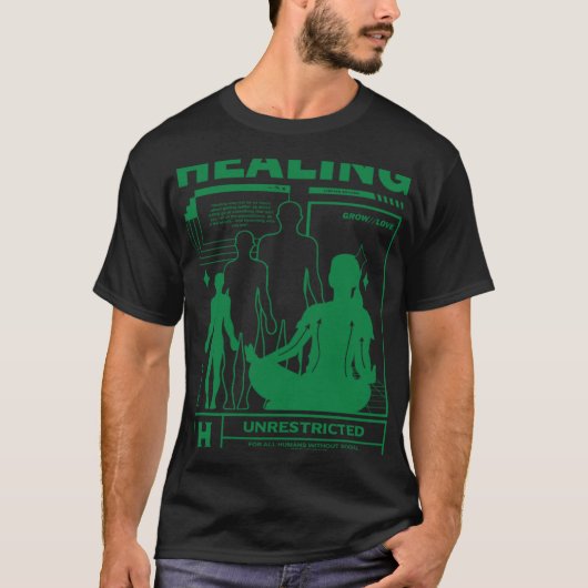 癒しの人間 Tシャツ (正面)