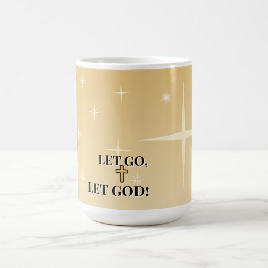 癒しの光 信仰の十字架 コーヒーマグカップ (中央)