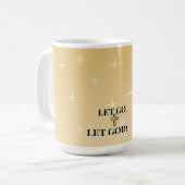 癒しの光 信仰の十字架 コーヒーマグカップ (正面左)