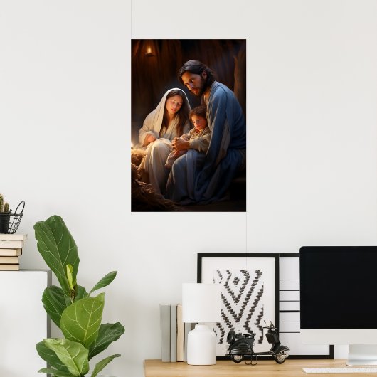 癒しの出生表現 ポスター (ホームオフィス)