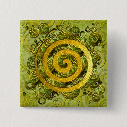 癒しの力 缶バッジ (正面)