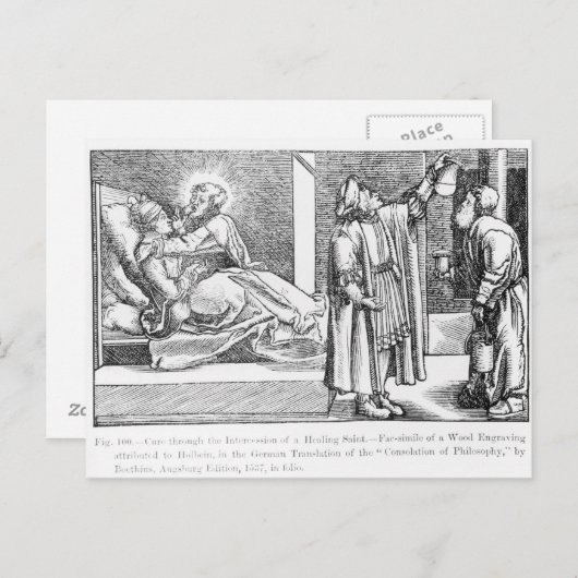 癒しの取り組みによる癒し ポストカード (正面/裏面)