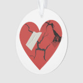 癒しの壊れたハートオーナメント オーナメント (正面)