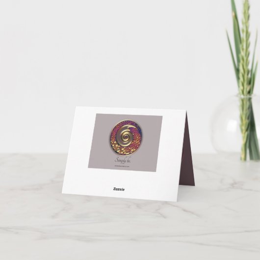 癒しの存在 – NOTECARD カード (裏面)