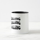 癒しの情やる気を起こさせる報 マグカップ (中央)