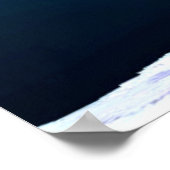 癒しの愛による全自然の色の世界地図 ポスター (角)