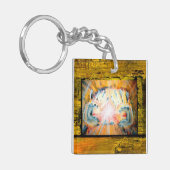 癒しの手と保護のクロス キーホルダー (正面左)