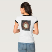 癒しの手と癒しの祈りの言葉 Tシャツ (裏面フル)