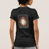癒しの手と癒しの祈りの言葉 Tシャツ (裏面)