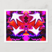 癒しの手のアート ポストカード (正面)