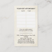 癒しの手エナジーススパイラル 名刺 (裏面)