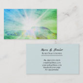 〜癒しの手光で光線を照らす光エネルギー治療器 名刺 (正面/裏面)