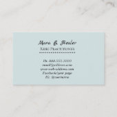 〜癒しの手光で光線を照らす光エネルギー治療器 名刺 (裏面)