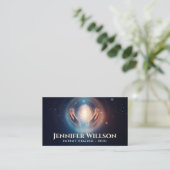 癒しの手 – エネルギーの癒し – 霊気 名刺 (スタンド正面)