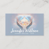 癒しの手 – エネルギーの癒し – 霊気 名刺 (正面)