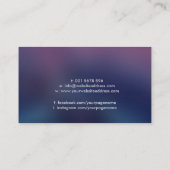 癒しの手 – エネルギーの癒し – 霊気 名刺 (裏面)