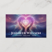 癒しの手 – エネルギーの癒し – 霊気 名刺 (正面)