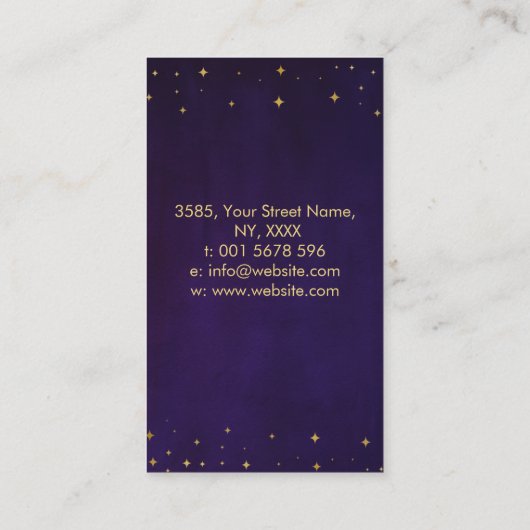 癒しの手 – エネルギーセラピー名刺 名刺 (裏面)