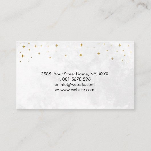 癒しの手 – エネルギー修復 名刺 (裏面)