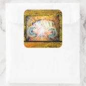 癒しの手 スクエアシール (バッグ)