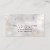 癒しの手 – チャクラ – パールの母に蓮 名刺 (裏面)