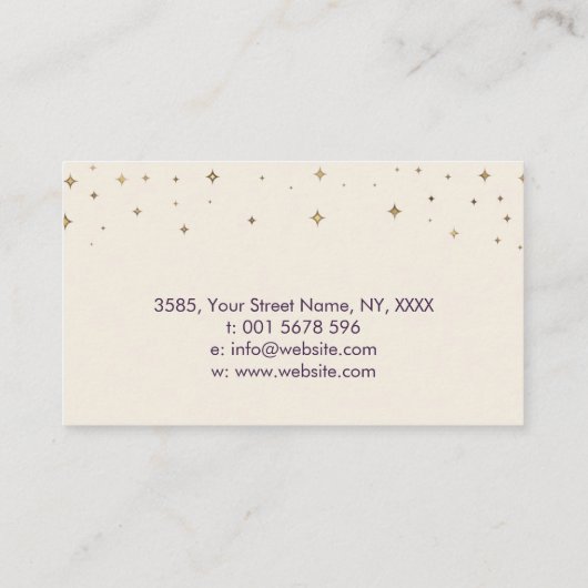 癒しの手 – チャクラ- Lotus Petal 名刺 (裏面)