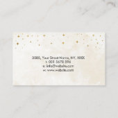 癒しの手 – トリプルムーン – ゴールデン名刺 名刺 (裏面)