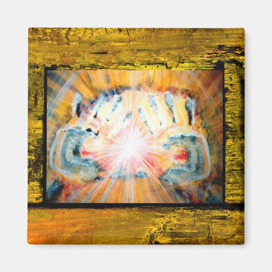 癒しの手 マグネット (正面)