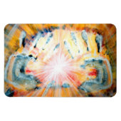 癒しの手 マグネット (横)