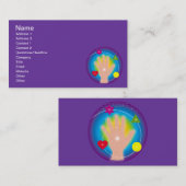 癒しの手 名刺 (正面/裏面)