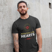 癒しの手、気にのハート – クリスタル&ギフト Tシャツ