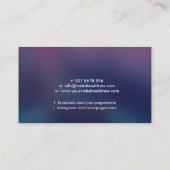 癒しの手 – 神のエネルギー癒し – 霊気 名刺 (裏面)