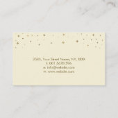 癒しの手 – Moons - Pastel金ゴールド名刺 名刺 (裏面)