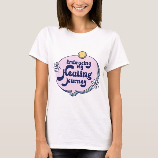 癒しの旅のTシャツを抱えやる気を起こさせるて Tシャツ (正面)