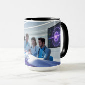 癒しの未来：医療革新 マグカップ (正面右)