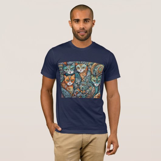 癒しの猫2 Tシャツ (正面フル)