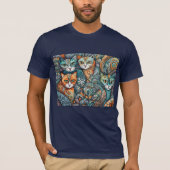 癒しの猫2 Tシャツ (正面)