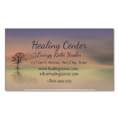 癒しの穏やかな平和カスタムなビジネスカード マグネット名刺 (正面)