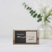 癒しの竹ヨガインストラクターの名刺 名刺 (スタンド正面)