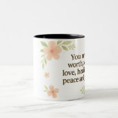 癒しの糸のマグ ツートーンマグカップ (中央)