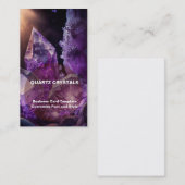 癒しの結晶 – クリスタルアメジスト 名刺 (正面/裏面)