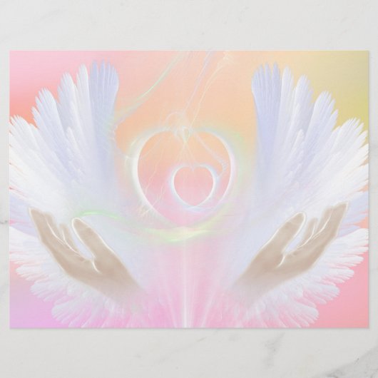 癒しの翼を持つフライヤー チラシ (正面)