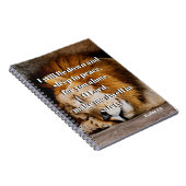 癒しの聖書詩詩篇4 ノートブック (右側)