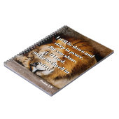 癒しの聖書詩詩篇4 ノートブック (左側)