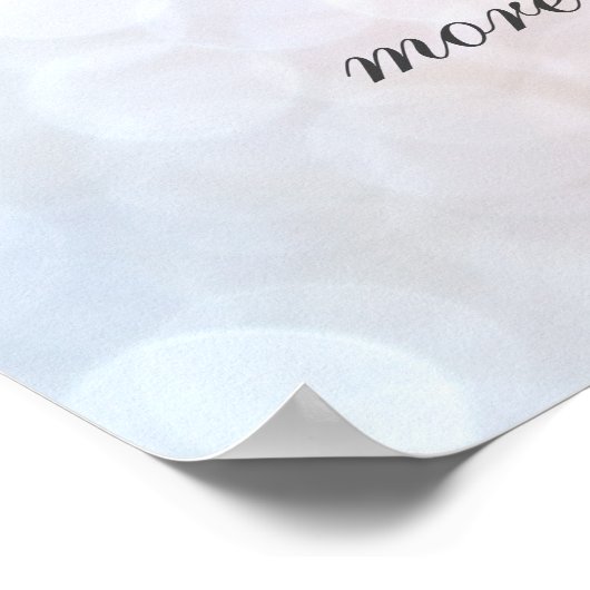 癒しの肯定 ポスター (角)