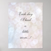 癒しの肯定 ポスター (正面)