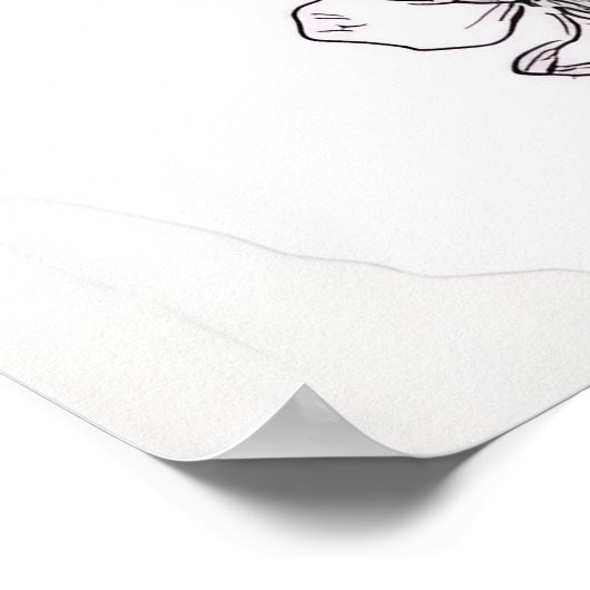 癒しの花と葉のウォールアート - 新築祝いのギフト ポスター (角)