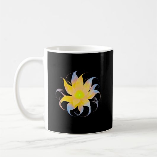 癒しの花開く 〜 光による感情の再生 〜 コーヒーマグカップ (左)