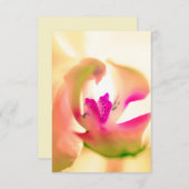 癒しの蘭デザインフラットカード (正面/裏面)