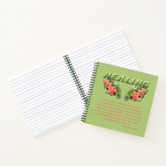 癒しの詩の練習 ノートブック